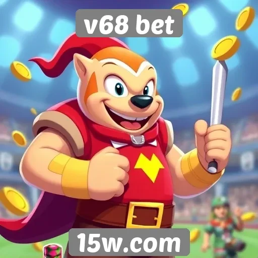 Diversidade de jogos disponíveis no v68 bet