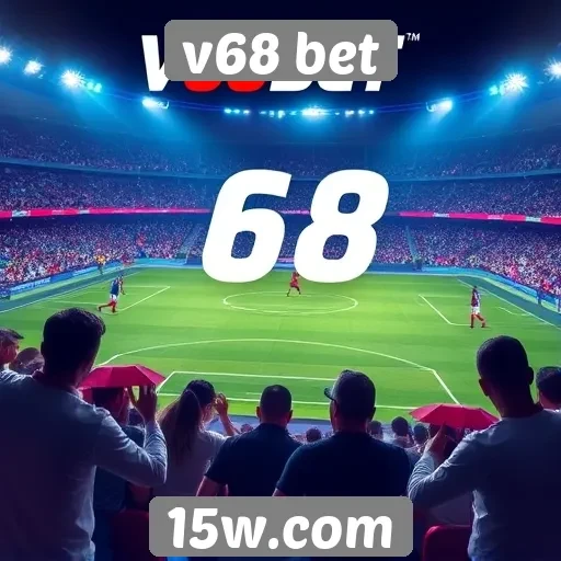 Apostas esportivas no v68 bet em foco