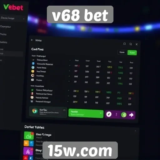 Mudanças na interface do usuário do v68 bet